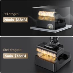JONR ED12 Pro Max Draadloze -Nat Droog Stofzuiger-Elektrische Dweil-Steelstofzuigers-zelfreiniging met 75°C heet water-5 min flitsdrogen met hete lucht-180° kantelbare reiniging - dubbele schrapers met anti-verstrengeling - 17000 Pa zuigkracht — thumbnail 5