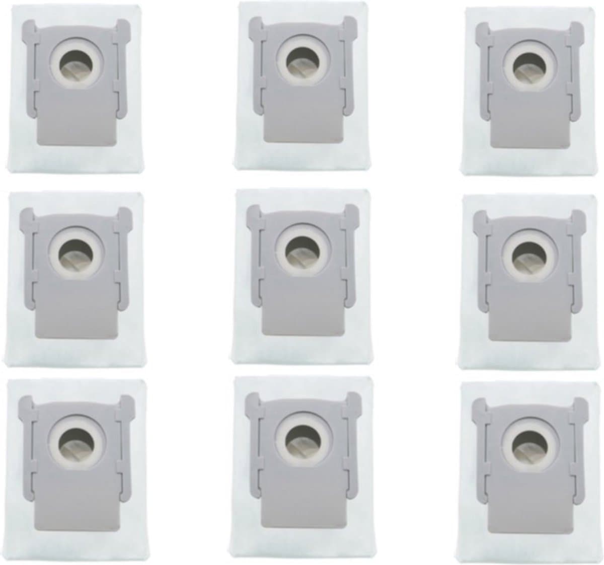 9x stofzuiger zakken geschikt voor iRobot Roomba i3+ i6+ i7+ s9+ j9+ j7+ wegwerpbaar robot stofzuiger stofzakken — afbeelding 1