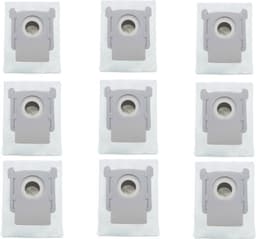 9x stofzuiger zakken geschikt voor iRobot Roomba i3+ i6+ i7+ s9+ j9+ j7+ wegwerpbaar robot stofzuiger stofzakken — thumbnail 1
