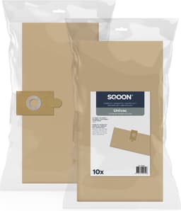 SQOON® Industrie Stofzuigerzakken - 10 Stuks - Groot - Papier — thumbnail 1