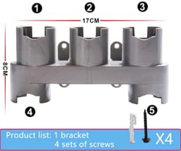 Store_8 - Opslag Beugel - Dyson V7 V8 V10 V11 - Stofzuiger Onderdelen Houder - Zwart - Accessoires - Ideaal voor opbergen - Geschikt voor Dyson sto... — thumbnail 4