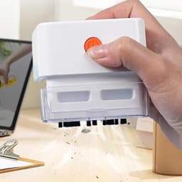 Bureau Stofzuiger - Mini Stofzuiger - Bureau Reinigen - Draadloos USB Opladen - 7.7 x 8.2 x 10.3 cm - Zwart — thumbnail 4