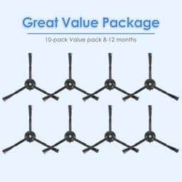 Zijborstels voor Roborock Q5 Max+, S8 MaxV Ultra, Q5 Pro, Q8 Max+, Q Revo, Qrevo Pro, Qrevo S, Qrevo Slim, Qrevo Master, S8 Pro Ultra, S7 MaxV Ultra, Q7 Max, Q7 Max+, Q5 Pro+, S7 & E-serie — thumbnail 2