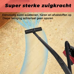Stofzuiger zonder stofzak – Lichtgewicht – Voor tapijt en harde vloeren – Rood – Whirlwind — thumbnail 5