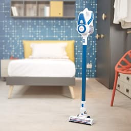 Draadloze Steelstofzuiger - 2-in-1 Stofzuiger - Huis Schoonmaken - Cycloontechnologie - 40 Min Autonomie - Blauw — thumbnail 2