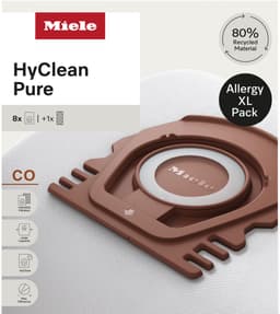 Miele CO Allergy Stofzuigerzakken HyClean Pure XL-Pack (8 stuks) + HEPA FILTER + geschikt voor de Miele Guard M1 — thumbnail 2