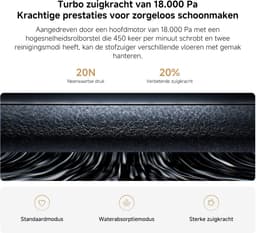 Xiaomi Wet and Dry Vacuum W30 Pro EU – Zelfreinigende vloerreiniger met anti-klit borstel en 180° plat ontwerp — thumbnail 3