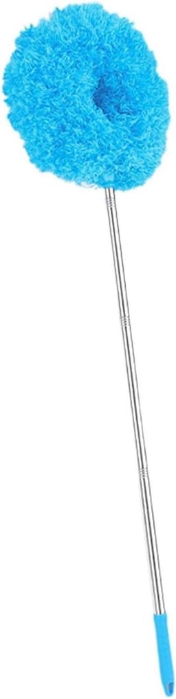 Plafondventilatorreiniger - Stofdoek lange steel - Hoge plekken reinigen - Intrekbaar en afneembaar - Tot 320 cm - Grijs — thumbnail 1