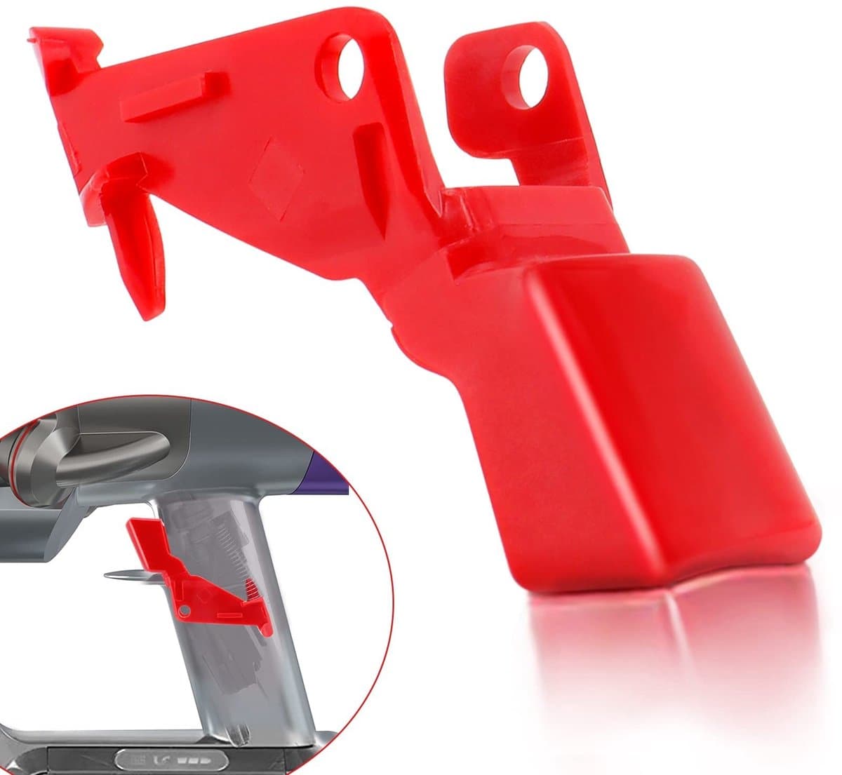 Allecto - Versterkte Trigger Schakelaar Knop - Verbeterde Power Button - Ideaal voor Stofzuiger - Geschikt voor Dyson V11 V10 V15 - Duurzaam en Bet... — afbeelding 1