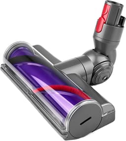 ZENC® Aangedreven Zuigmond Geschikt voor Dyson Steelstofzuiger V15, V11, V10, V8 & V7 - Turbo Borstel - Vloerzuigmond - Stofzuigermondstuk - Opzetstuk - Mondstuk - Stofzuigeraccessoires - Grijs — thumbnail 1