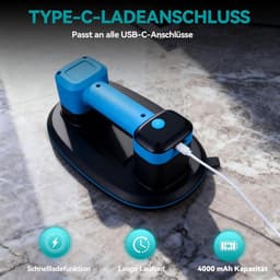 Elektrische Vacuümzuiger voor Tegels en Glas met Hoge Zuigkracht — thumbnail 3