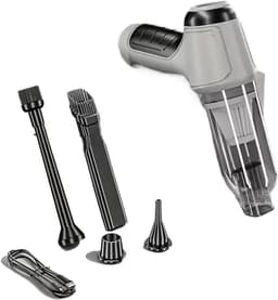 Draagbare Stofzuiger - Handstofzuiger Mini - Auto Interieur Reinigen - Sterke Zuigkracht - 500 Gram - Grijs — thumbnail 1
