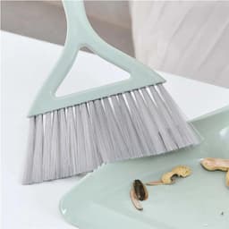 Mini Stoffer en Blik - Kleine Bezem Set - Tafel Schoonmaken - Zachte Borstelharen - 26 cm x 15 cm — thumbnail 4