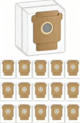16 stuks stofzakken voor iRobot Roomba 105 Vac, 105 Combo, Plus 405 Combo, Plus 505 Combo, Plus 505, Max 705 Vac, Max 705 Combo Q0520 robotstofzuiger - wegwerpstofzakken voor Roomba — thumbnail 1
