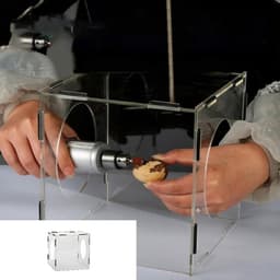 Slijptafel Stof Doos - Stof Collectie Bak - Werkplek Schoon Houden - Transparant Acryl Materiaal — thumbnail 5