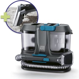 Stofzuiger met wasfunctie – compact apparaat voor het reinigen van bekleding en tapijten met een zuigkracht van 12 kPa | 2-in-1-kierenzuigmond + combizuigmond, 4 m snoer & zelfreinigend | ideaal voor tapijten, bekleding en autostoelen — thumbnail 5