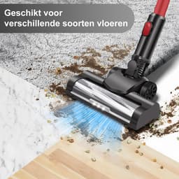 Draadloze Stofzuiger met LED Licht - Lichtgewicht Sterke Zuigkracht - Ideaal voor Huis, Auto en Banken — thumbnail 4