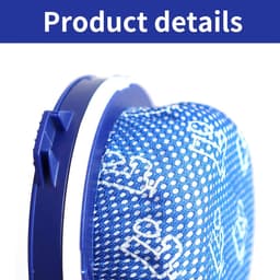 Filter geschikt voor Samsung Jet Jet7070+7575+90/ Bespoke VS20 - 4 stuks - Wasbaar - vervanging-stok stofzuiger filter-onderdelen - blauw — thumbnail 2