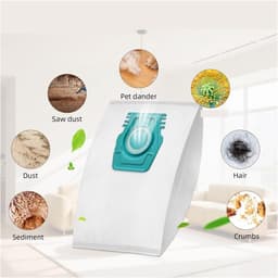 12 stuks TU-stofzuigerzakken-voor Miele Guard S1/L1/M1-stofzuigerzakken voor Miele Pure TU-Junior/Silence/Allergy/Parquet XL/AllFloor/Cat Dog/Flex/Comfort-serie-Lekvrij- inhoud 3,5 liter — thumbnail 4