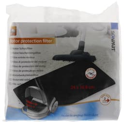 Scanpart stofzuiger bescherming motor filter - 26 x 20 cm knipbaar - Geschikt voor AEG Bosch Miele Philips Siemens - Stofzuigerfilter - Universeel — thumbnail 2