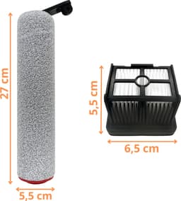 Accessoirespakket voor Dreame H12 Pro / H12 Dual - Rolborstel [Set 2] Filter [Set 2] — thumbnail 5