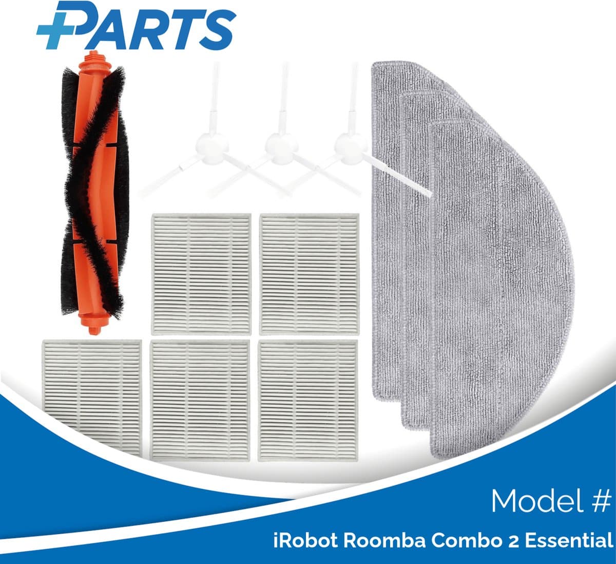 iRobot Roomba Combo 2 Essential Onderhoudsset (Plus.Parts® alternatief voor 4837325) — afbeelding 1