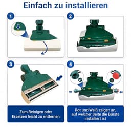 Borstelrol Vervanging voor Elektrische Stofzuigers - Accessoires voor Kobold en Vervangende Onderdelen — thumbnail 4