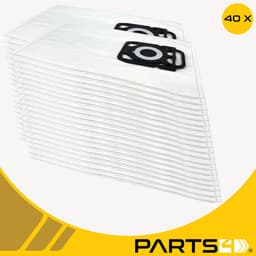 40 Stofzuigerzakken PARTS4® geschikt voor Nilfisk King / Elite / Extreme | Made in Europe | Passend in Nilfisk King GM200, GM300, GM400 series, Nilfisk Elite series, Nilfisk Extreme X100, X150, X210, X300 series, 107412688 — thumbnail 4