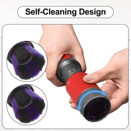 Krasvrije Stofborstel - Geschikt voor Dyson V7 V8 V10 V11 V15 Draadloze Stofzuiger - Stofverwijdering - Zachte Varkenshaar Borstel - Voor Delicate Oppervlakken — thumbnail 4