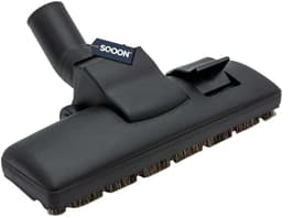SQOON® Combi zuigmond 35 mm geschikt voor Miele, Bosch, Siemens & Panasonic - Met natuurhaar & 2 wielen - Voor harde vloeren & tapijt — thumbnail 3