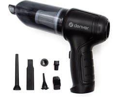 Denver Stofzuiger - Kruimeldief - Auto stofzuiger - Air Duster - 6 opzetstukken - Zuigen en blazen - Handstofzuiger - Stofreiniger - HVC45