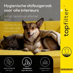 Set van 4 stofzuigerzakken voor Moulinex Krups TopFilter Premium — thumbnail 2