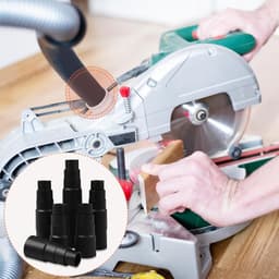 6x Stofzuigeradapter met 4 lagen - 25-42 mm - Slangadapter Universeel - Adapter - Aansluitstuk voor elektrisch gereedschap - Universele adapter voor stofafzuiging - Voor aansluiting op de stofzuigerslang - Geschikt voor Bosch, Makita, Kärcher — thumbnail 5