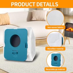 14x Stofzuigerzakken geschikt voor Samsung Bespoke Jet VCA-ADB95 Clean Station VS20A95923W reserveonderdelen - Geschikt Voor VCA-ADB95 Stofzuiger Filter Zakken - Stofzuigerzakken - Wegwerpbaar - Grote capaciteit — thumbnail 5