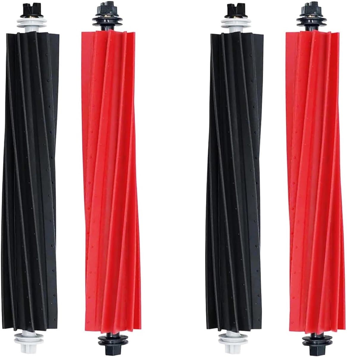2 stuks Vervangende hoofdborstel voor stofzuigeraccessoires, Geschikt voor Roborock S8 S8 Plus S8+ S8 Pro Ultra G20 afneembare rubberen hoofdborstel — afbeelding 1