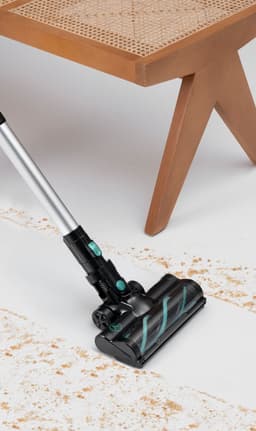 AG4100 Green Steelstofzuiger Draadloos – Stofzuiger Zonder Zak – Draadloze Stofzuiger – Extra Batterij – Tot 90 Min Stofzuigen – Kruimeldief – Dierenharen – LED Zuigmond — thumbnail 3