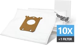 10x S-Bag Stofzuigerzakken geschikt voor Philips, AEG, Electrolux Microvezel - 10x stofzakken + 1 Filter - A-Kwaliteit Alternatief — thumbnail 1