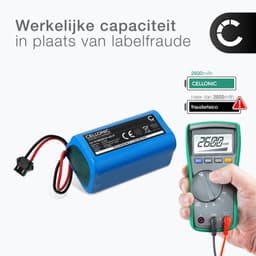 Stofzuigeraccu - 2600 mAh - 14,4 V - Lithium-ion — thumbnail 2