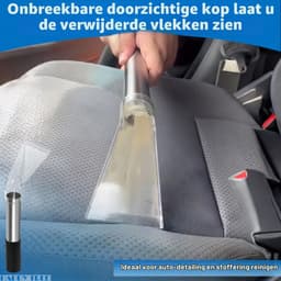 Bekledingsreiniger - Met 2 adapters - RVS buis — thumbnail 4