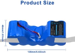 Stofzuigeraccu - 12 V - 4000 mAh - Ni-MH — thumbnail 4