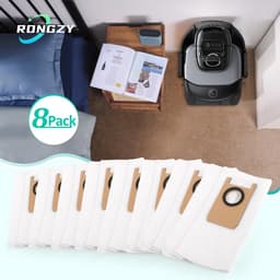 RongZy Pack of 8 Replacement Vacuum Cleaner Bags Compatible with Eufy Omni S1 Pro Vacuum Cleaner Accessories 2.5 L - ShopVlot — thumbnail 5