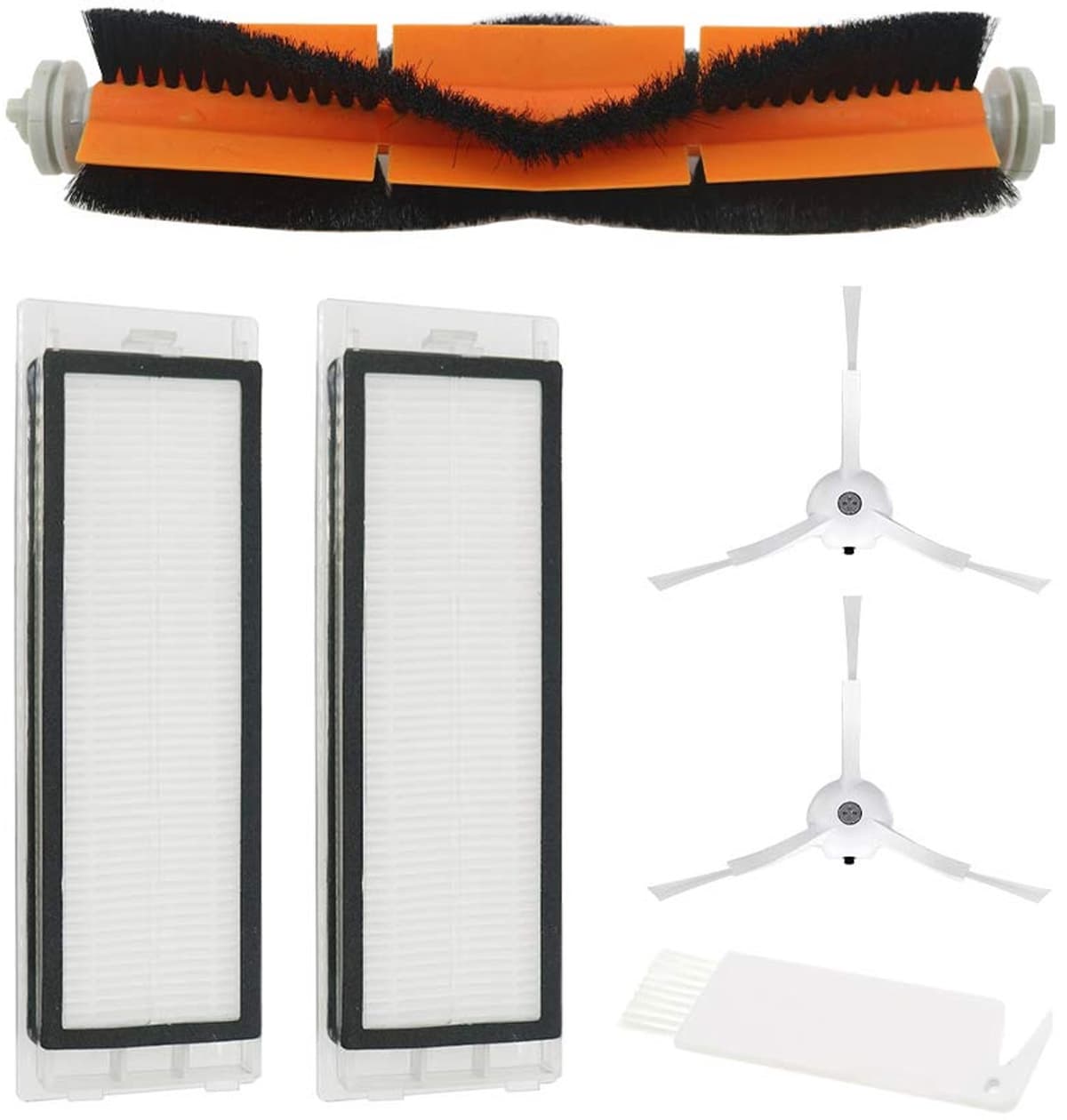 4 Filters + 4 Zijkwasten + 2 Hoofdwasten voor Xiaomi Mi Robot Vacuum 2 — afbeelding 1