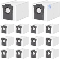 PromoHome 14 Stofzakken voor Dreame L10s Ultra Gen 2, X40/X50 Ultra Complete, L40 Ultra AE, Matrix10 Ultra, Mova E30/E40 Ultra, V50 Ultra Complete, Reserveonderdelen voor Robotstofzuiger (3,2L) — thumbnail 1