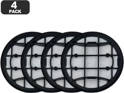 OIMG 4 stuks HEPA-filter vervangingsfilters geschikt voor VC7000/8000 Serie XC7053 XC7055 XC7057 XC8055 XC8057 XV1681/01 draadloze stofzuigers, schuim - en inlaatfilters - wasbaar en herbruikbaar — thumbnail 5