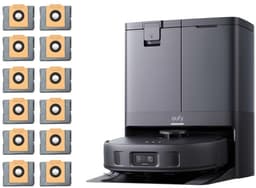 eufy Clean X10 Pro Omni Robotstofzuiger met dweil + eufy antibacteriële en geurverdrijvende stofzuigerzak (12 stuks) — thumbnail 1