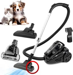 AG3400 Stofzuiger Zonder Zak - Stofzuigers - Vacuum Cleaner Zakloos - Geschikt Voor Dierenharen - Extra Lange Kabel - 850W - Sterke Zuigkracht - Black Edition — thumbnail 1