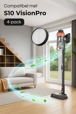 MYBOT Steelstofzuiger HEPA Filters - Geschikt voor S10 VisionPro - 4 Stuks — thumbnail 2