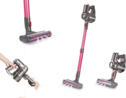 Swiss Pro+ SP-VC9500-KP | Draadloze Accu Steelstofzuiger | 130W - Roze — thumbnail 1