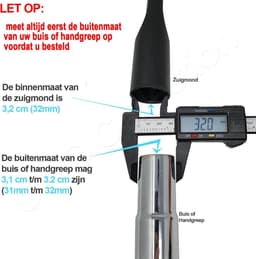 Parket-borstel geschikt voor 32mm (3,2cm) aansluiting - parket-zuigmond - parketzuigmond - parketborstel — thumbnail 2