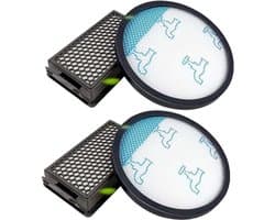 Twee vervangingsfilters (vervangbaar door ZR780000)geschikt voor Rowenta zelfrijdende stofzuigers RO4811EA, RO4823EA, RO4825EA, RO4826EA, RO4853EA, RO4855EA, RO4859EA, RO4871EA en Compact Power XXL.